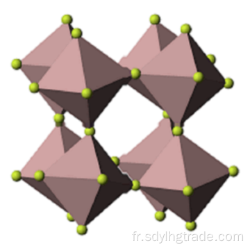 structure de points de Lewis en fluorure d&#39;aluminium